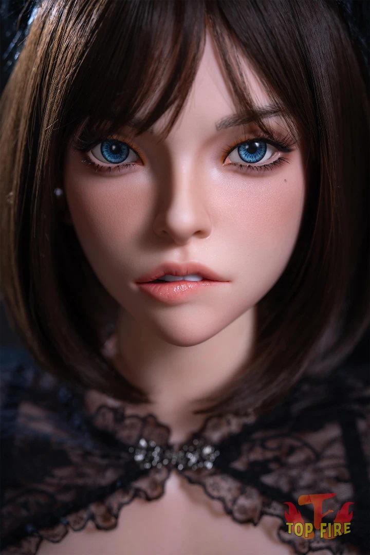Top Fire Doll 158cm D-cup Silicone Sex doll Ada with Ros head T05